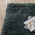 8' X 11' Charcoal Shag Hand Tufted Area Rug