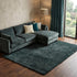 8' X 11' Charcoal Shag Hand Tufted Area Rug