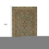 8' X 11' Blue And Gold Medallion Area Rug With Fringe