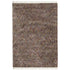 8' X 11' Orange Blue And Yellow Abstract Shag Area Rug With Fringe