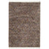 8' X 11' Orange Blue And Yellow Abstract Shag Area Rug With Fringe