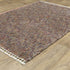 8' X 11' Orange Blue And Yellow Abstract Shag Area Rug With Fringe