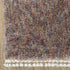 8' X 11' Orange Blue And Yellow Abstract Shag Area Rug With Fringe