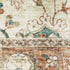 8' X 10' Ivory And Rust Oriental Distressed Area Rug