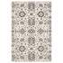 8' X 11' Ivory And Gray Oriental Area Rug