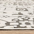 8' X 11' Ivory And Gray Oriental Area Rug