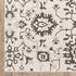 8' X 11' Ivory And Gray Oriental Area Rug
