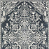 8' X 11' Blue And Ivory Oriental Area Rug