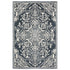 8' X 11' Blue And Ivory Oriental Area Rug