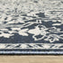 8' X 11' Blue And Ivory Oriental Area Rug