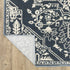 8' X 11' Blue And Ivory Oriental Area Rug