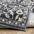 8' X 11' Blue And Ivory Oriental Area Rug