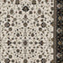 8' X 11' Ivory And Brown Oriental Area Rug With Fringe
