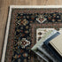 8' X 11' Ivory And Brown Oriental Area Rug With Fringe