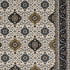 8' X 11' Ivory Medallion Area Rug With Fringe