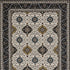 8' X 11' Ivory Medallion Area Rug With Fringe