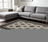 8' X 11' Ivory Medallion Area Rug With Fringe