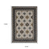 8' X 11' Ivory Medallion Area Rug With Fringe