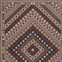 8' X 11' Ivory Red And Tan Diamond Area Rug With Fringe