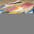 8' X 10' Blue And Gold Abstract Distressed Area Rug