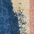 8' X 10' Blue And Gold Abstract Distressed Area Rug