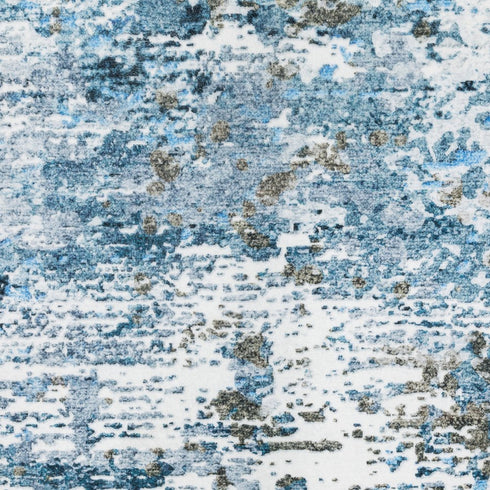8' X 10' Ivory Abstract Distressed Area Rug