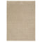 8' X 11' Beige And Tan Striped Area Rug With Fringe
