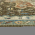 8' X 11' Brown And Orange Oriental Area Rug With Fringe