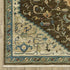 8' X 11' Brown And Orange Oriental Area Rug With Fringe