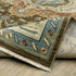 8' X 11' Brown And Orange Oriental Area Rug With Fringe