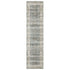 8' X 10' Gray And Ivory Oriental Area Rug