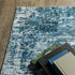8' X 10' Ivory Abstract Distressed Area Rug
