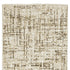 8' X 11' Ivory And Brown Abstract Area Rug