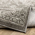 8' X 11' Gray And Ivory Oriental Area Rug