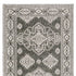 8' X 11' Gray Medallion Area Rug