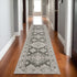 8' X 11' Gray Medallion Area Rug
