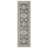 8' X 11' Gray Medallion Area Rug
