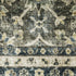 8' X 10' Charcoal And Blue Oriental Area Rug