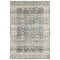 8' X 10' Gray And Ivory Oriental Area Rug