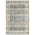 8' X 10' Gray And Ivory Oriental Area Rug