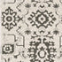 8' X 11' Ivory And Gray Oriental Area Rug