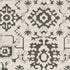8' X 11' Ivory And Gray Oriental Area Rug