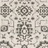8' X 11' Ivory And Gray Oriental Area Rug