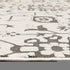 8' X 11' Ivory And Gray Oriental Area Rug