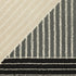 8' Ivory And Black Geometric Runner Rug