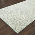 8' X 10' Gray And Ivory Wool Geometric Hand Tufted Area Rug
