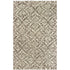 8' X 10' Brown And Ivory Wool Floral Hand Tufted Area Rug