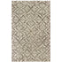 8' X 10' Brown And Ivory Wool Floral Hand Tufted Area Rug