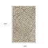 8' X 10' Brown And Ivory Wool Floral Hand Tufted Area Rug