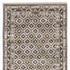 8' X 11' Gray And Beige Diamond Area Rug With Fringe